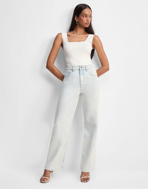 Straight five-pocket jeans