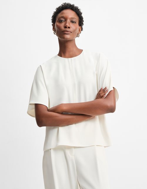 Gathered blouse