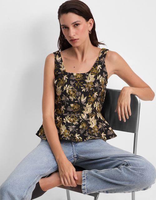 Jacquard blouse