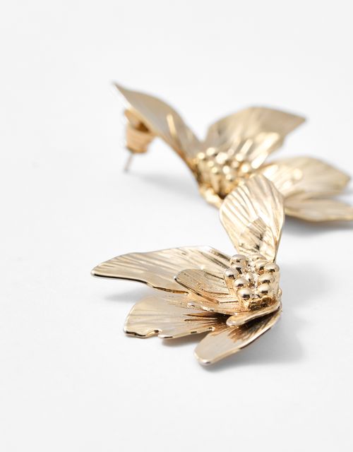 Half flower earring