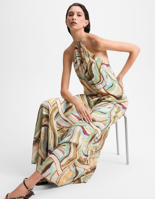 Graphic summer dress