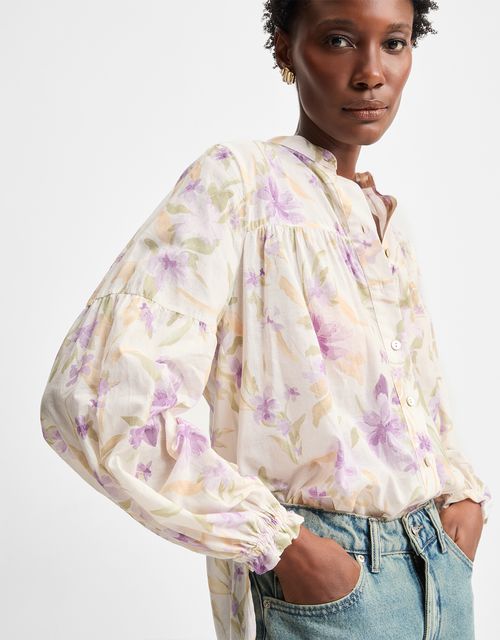 Botanique floral off shirt
