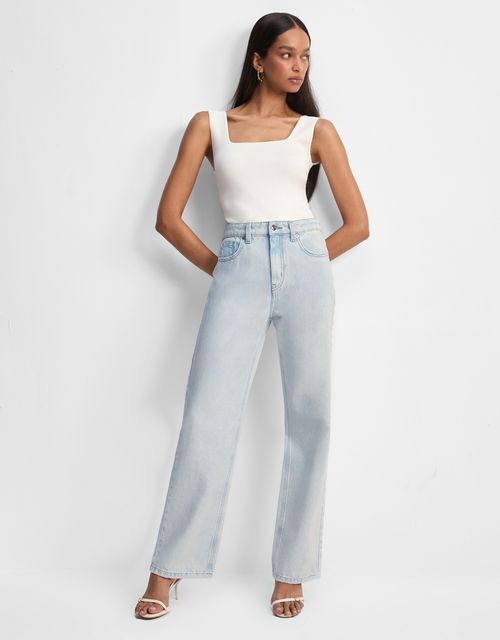 Straight five-pocket jeans